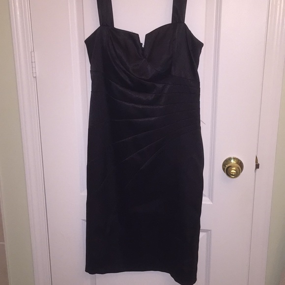 Silky Little Black Dress - Picture 1 of 2